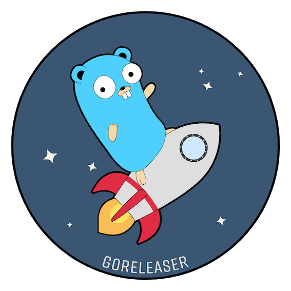 Logo do goreleaser